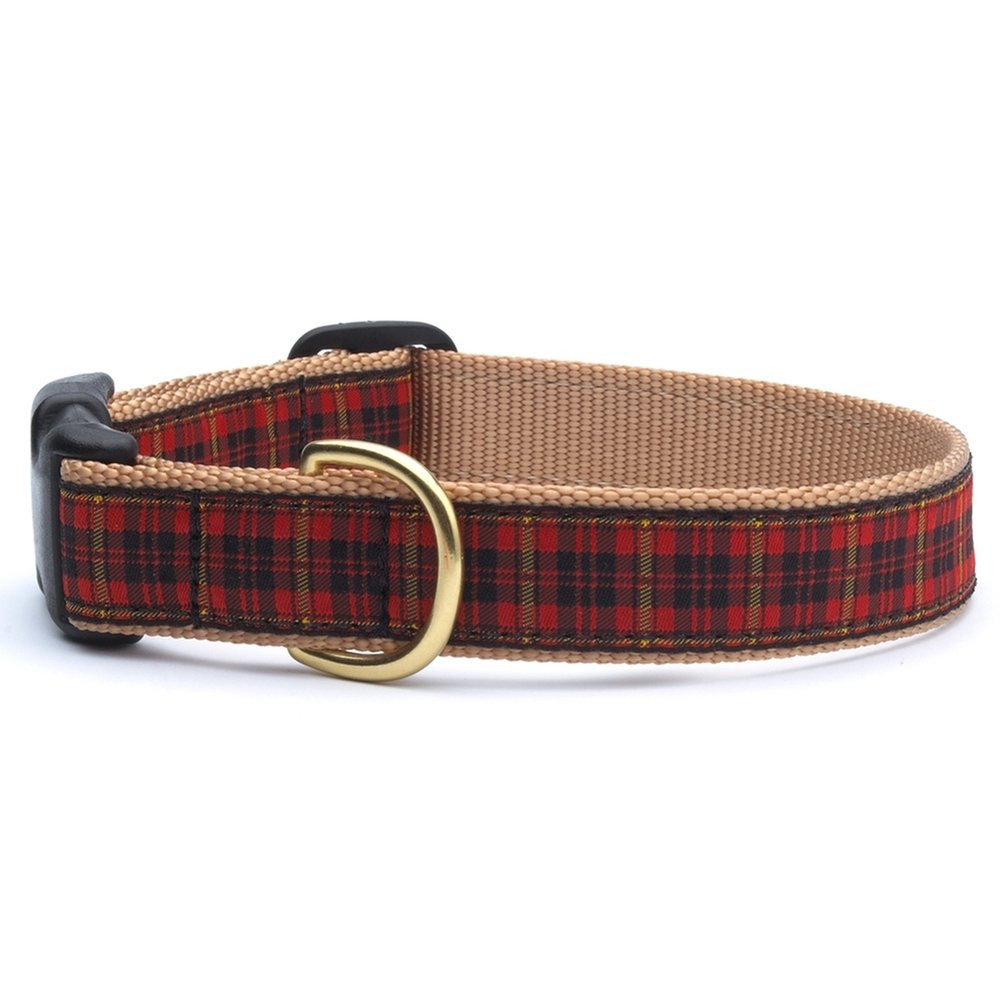 Unbekannt Animal World NRP-C-S Dog Collar, Narrow 5/8 Inch, S, Red Plaid
