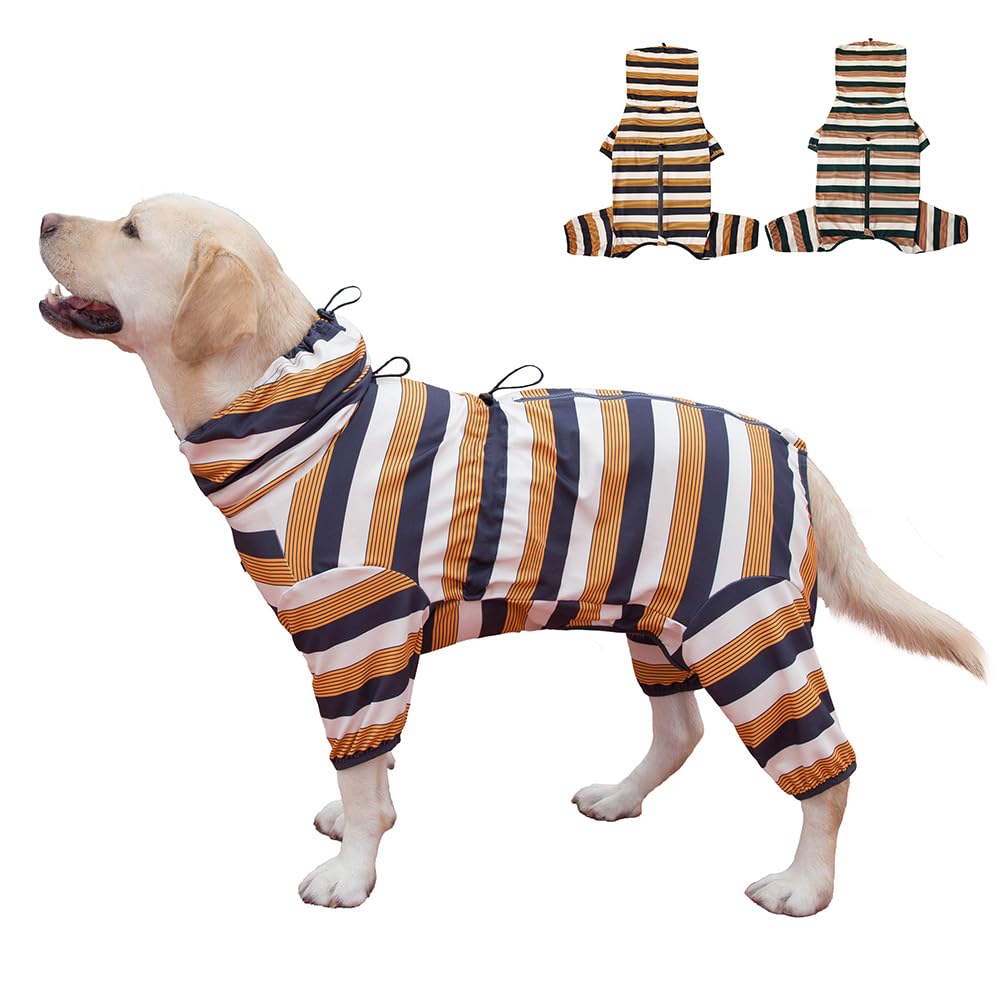 Koogal Pet Pajamas For Large Dogs,Extra Large Stretch, Suitable For Adult Dogs, Medium-Sized Dogs, Large Dogs Jumpsuit Four-Legg
