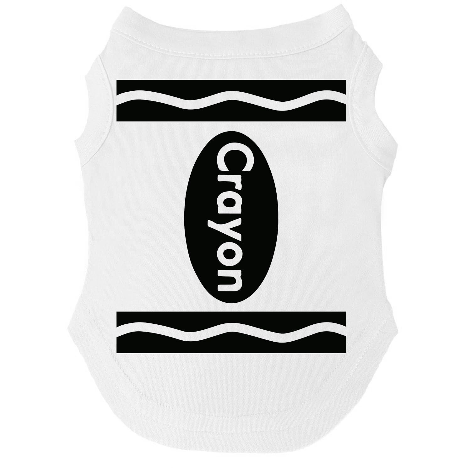 Crayon Costume Halloween Dog Tee Shirt Sizes For Puppies, Toys, And Large Breeds (White, Small 410)