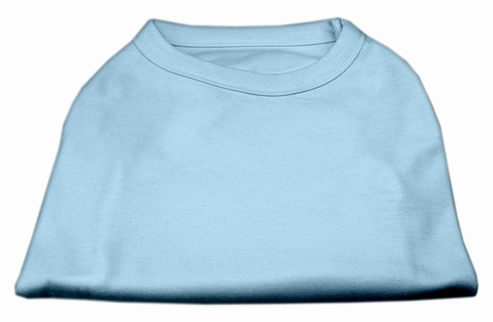 Pet Dog & Cat Shirt Blank, Plain Baby Blue XS (0-3 lbs)