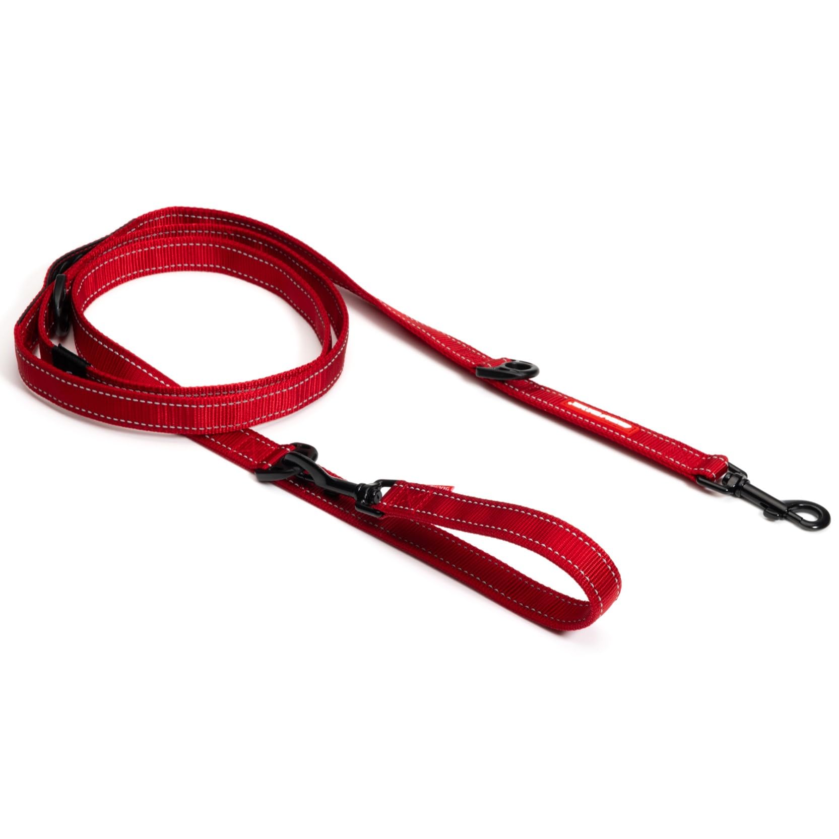 EzyDog Vario 6 Multi-Function Dog Leash with Snap Hook and Reflective Stitching - Perfect for Running, Walking, and Traffic Cont