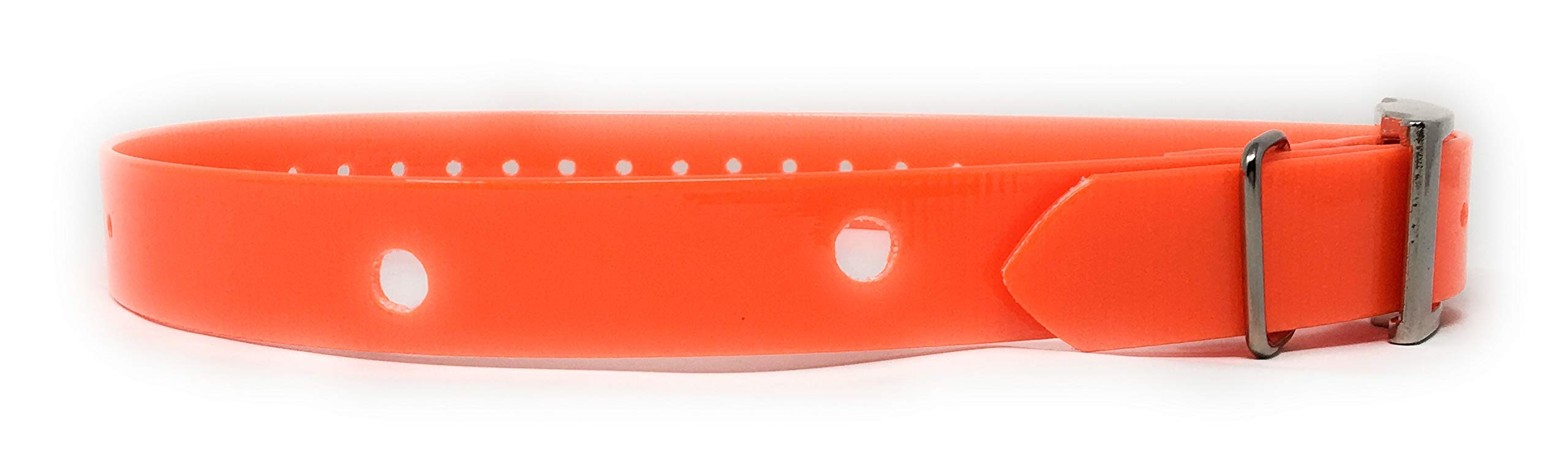 Sparky Pet Co 1'' Heavy Duty Astro Dc40 Replacement Collar Compatible Strap Dc-40, (Neon Orange)