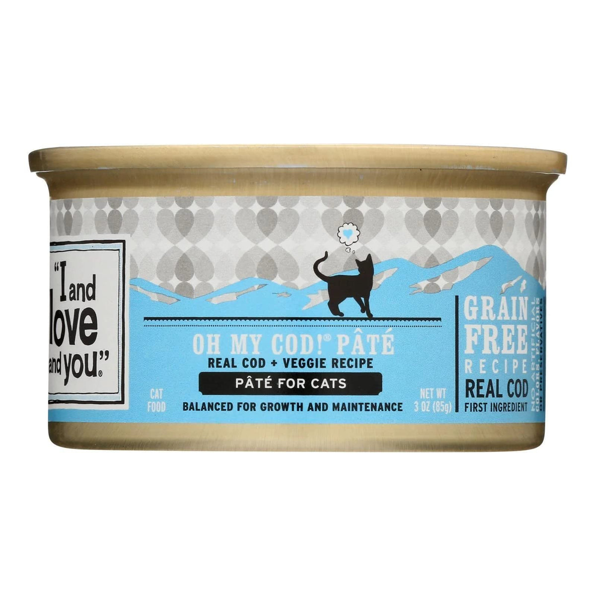 I&Love&You Cat Food Can On My Cod, 3 Oz