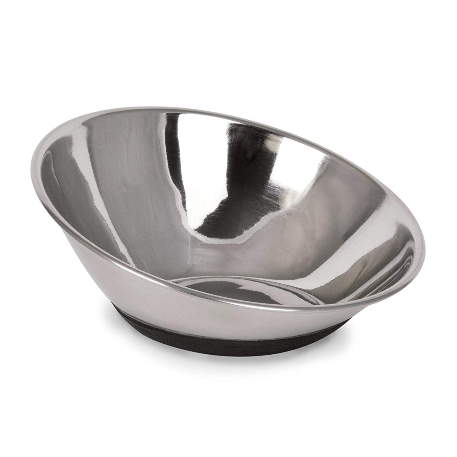 Ourpets Company 2400012856 Tilt-A-Bowl Stainless Steel, Small/2.5 Cup