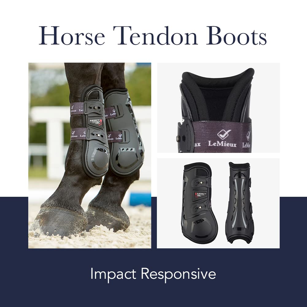 Lemieux Impact Responsive Horse Tendon Boots - Protective Gear And Training Equipment - Equine Boots, Wraps & Accessories - Tend