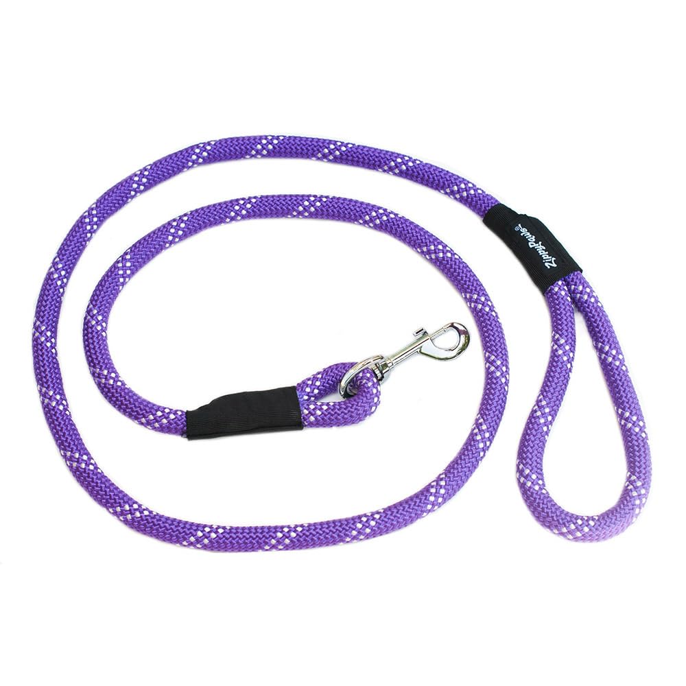 Zippypaws Climbers Dog Leash - Purple 6 Feet