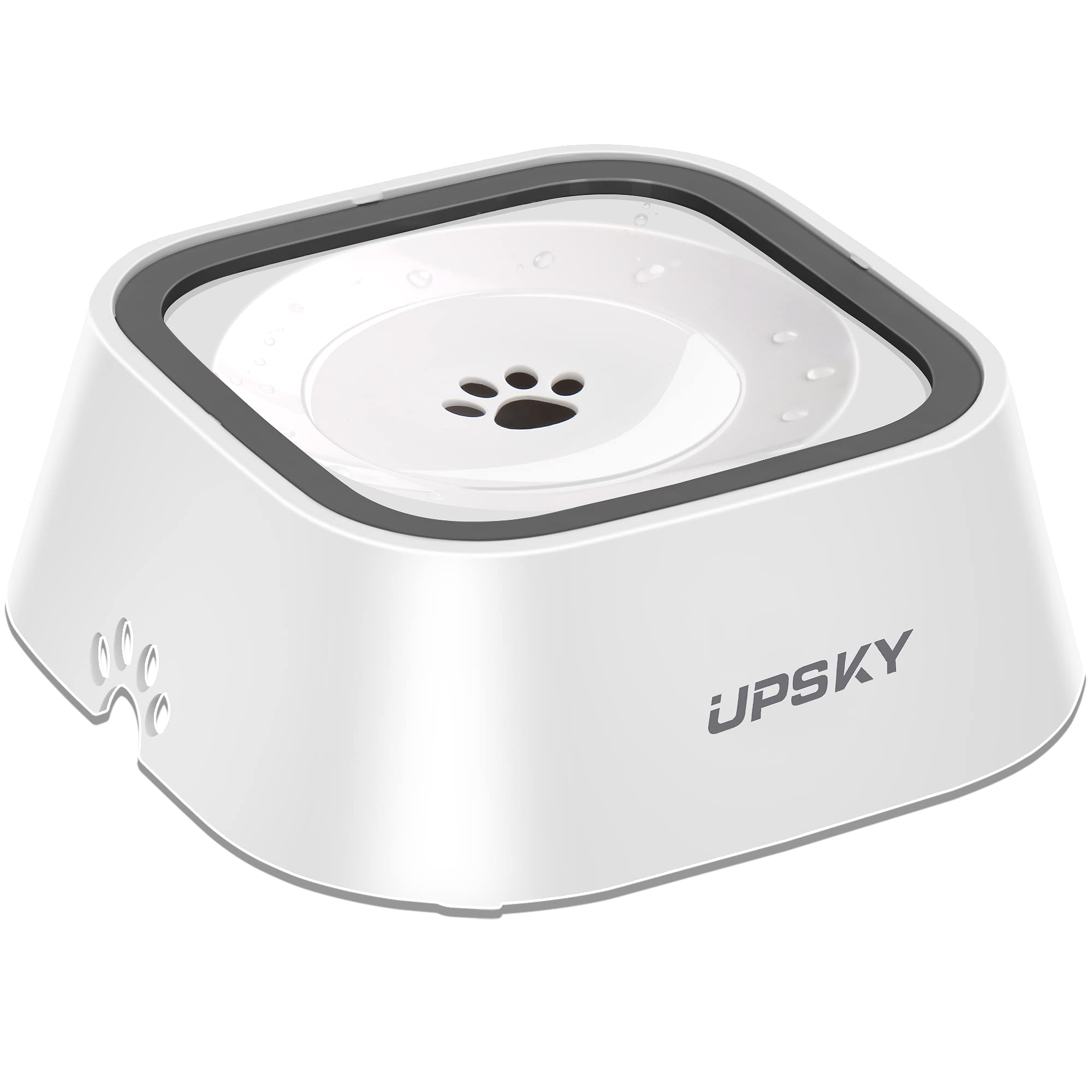 Upsky No-Slip Slow Drinking Bowl For Dogs And Cats - 35Oz No Spill, No Drip Pet Water Dispenser