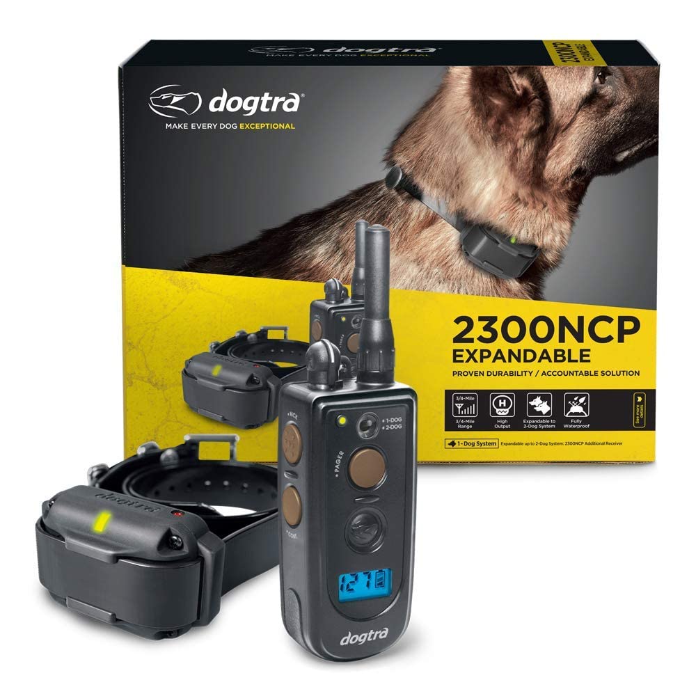 Dogtra 2300Ncp Professional Grade High-Output 3/4-Mile 2-Dog Expandable Remote Training E-Collar