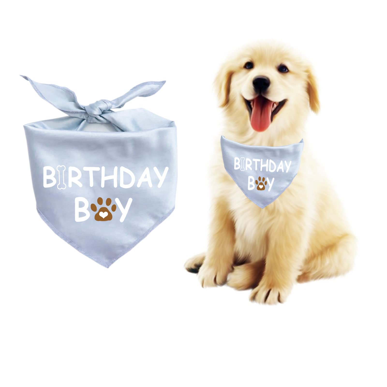 Petslove Birthday Bandana For Boys & Girls - Dog Supplies For Small, Medium & Large Pets