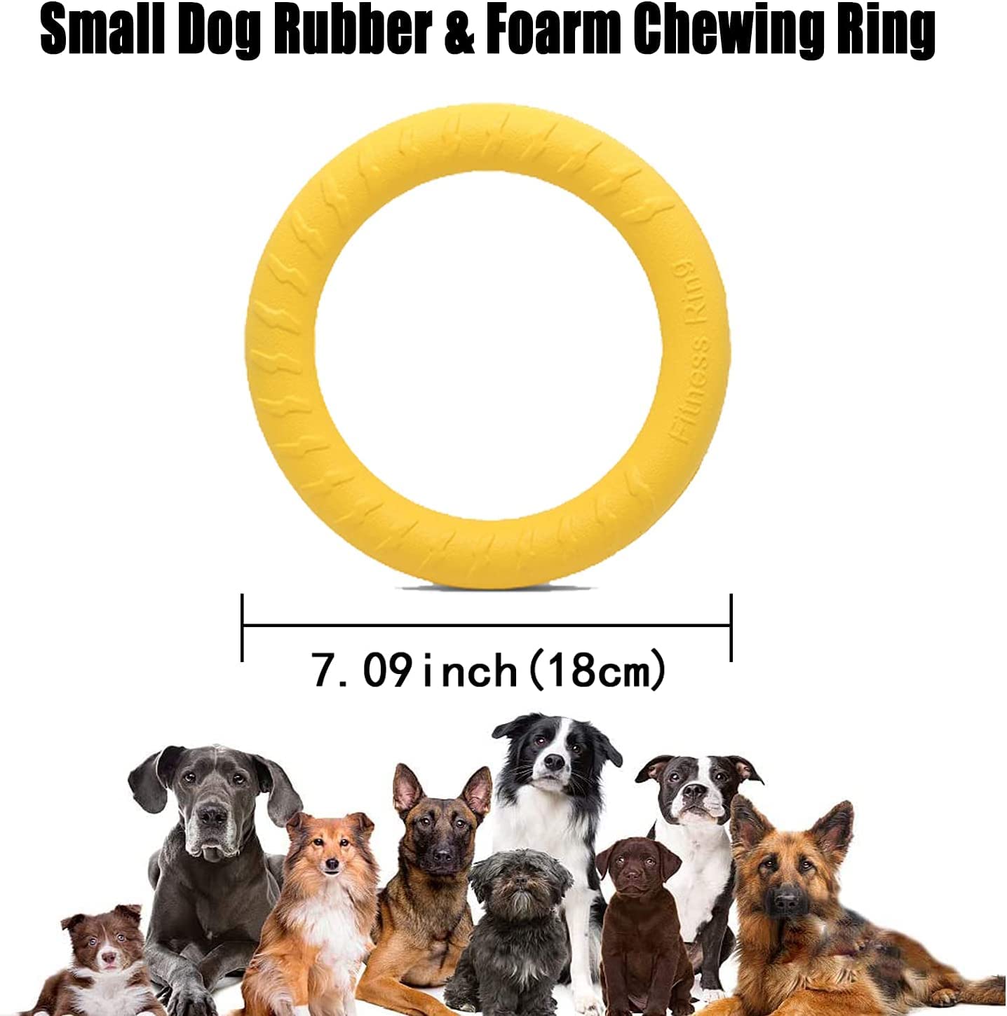 Dlder Dog Flying Disc,Floating Dog Ring Toys, Indestructible Dog Chew Toys For Small Chewers Dog Toys For Pool,Float Durable Out