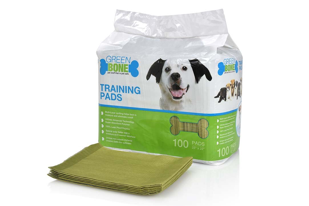Greenbone Training Pads - Leak Proof - Lemongrass Scent - 100 Count
