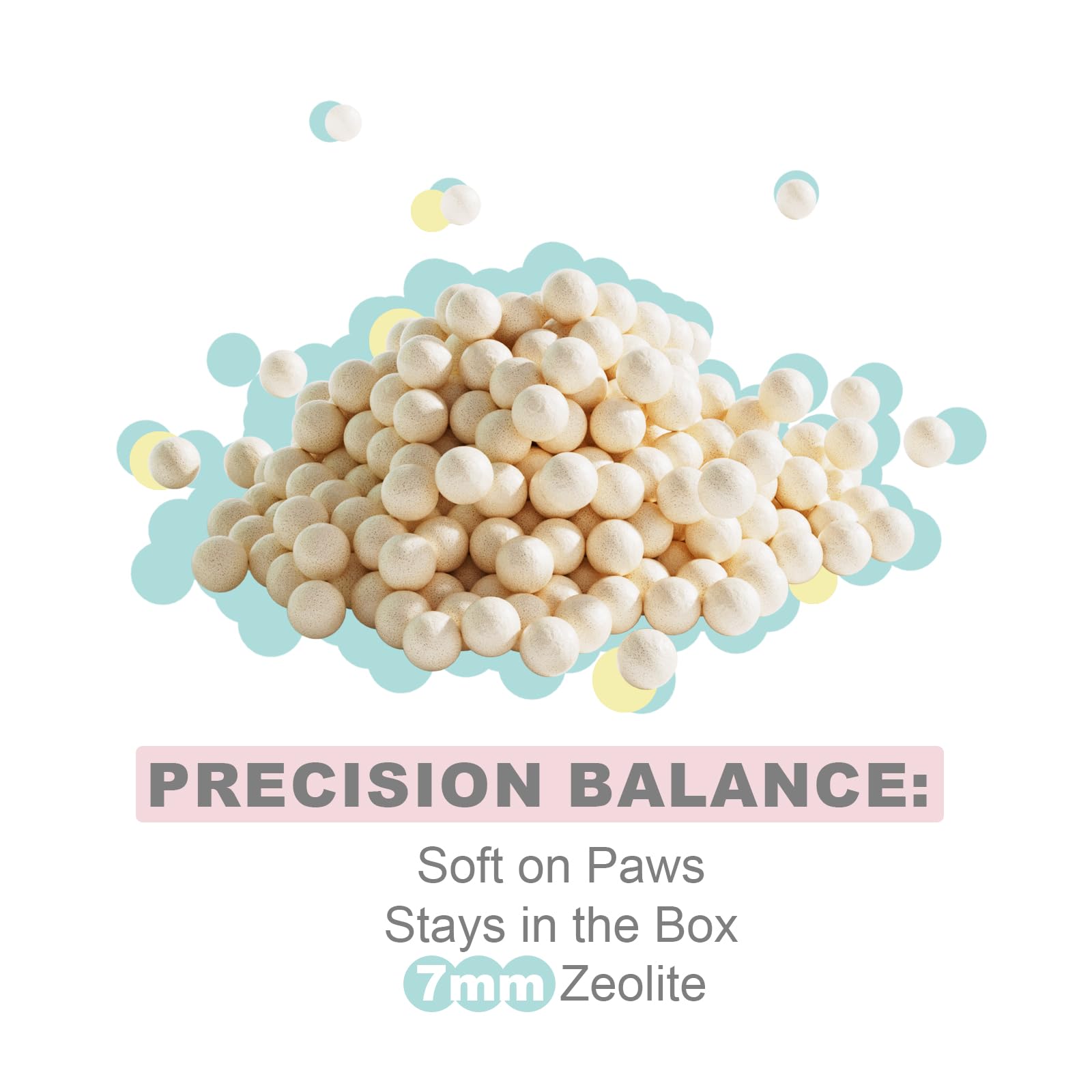 Cat Litter Pellets 18 Lbs, Generic Litter Pellets Refills Exclusively For Dual-Layer Litter Box Systems, Dehydrating Pellets, Ze