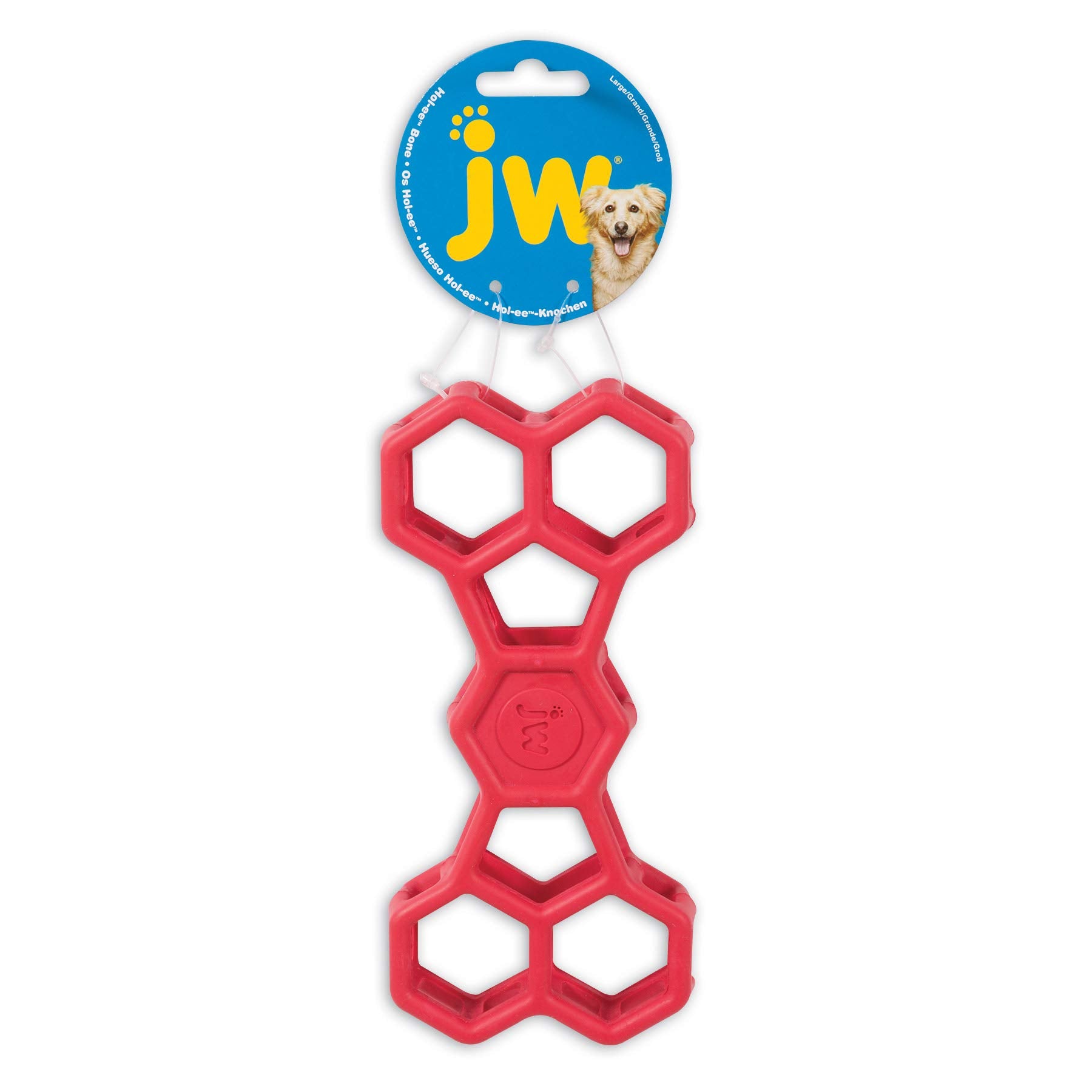 JW Pet Hol-ee Bone Dog Chew Puzzle Toy, Large
