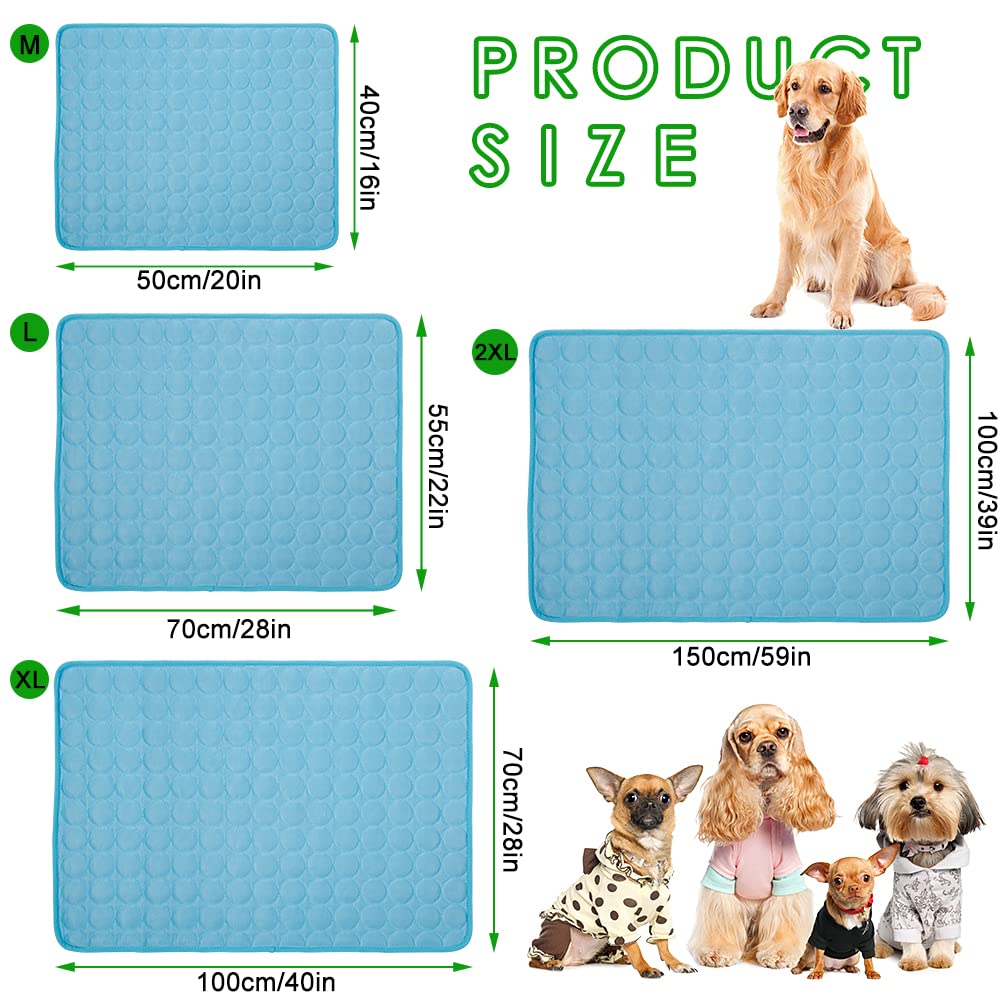 Jaaytct Pet Cooling Mat For Dogs Cats, Summer Dog Cooling Pad For Pet Dog Cooling Blanket For Beds, Sofa, Floors