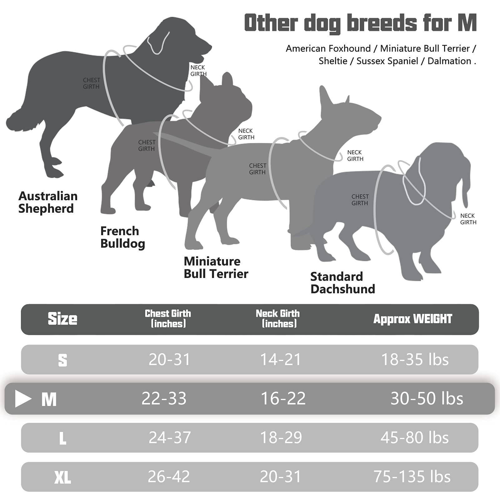 Auroth Tactical Dog Harness For Small Medium Dogs No Pull Adjustable Pet Harness Reflective K9 Working Training Easy Control Pet Vest Military Service Dog Harnesses Grey M