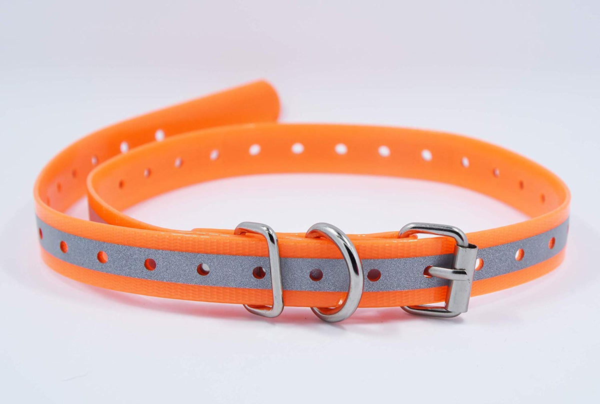 Replacement ¾” Collar Strap Bands With Double Buckle Loop Training For All Brands Of Pet Shock Bark E Collars.