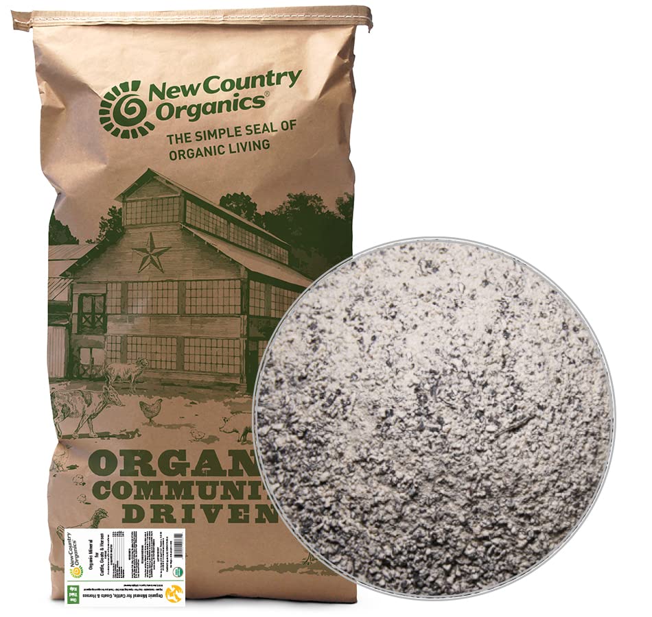 New Country Organics I Organic Kelp Supplement for Cattle, Goats & Horses I Certified Organic Non-GMO, Natural Mineral Blend I S