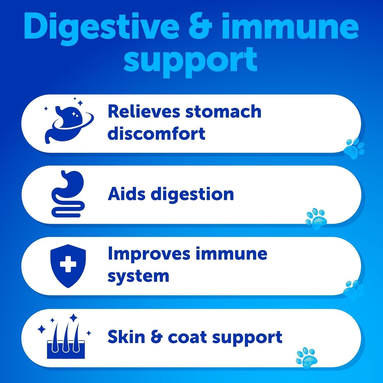 Probiotics for Dogs - Support Gut Health, Itchy Skin, Allergies, Immunity, Yeast Balance - Dog Probiotics and Digestive Enzymes