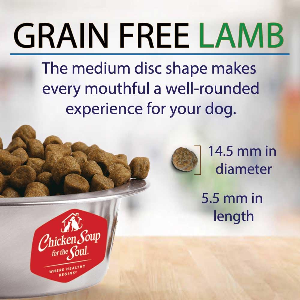 Chicken Soup for the Soul All Natural Premium Grain-Free All Life Stage Dry Dog Food, Real Meat First Ingredient, No By-Products
