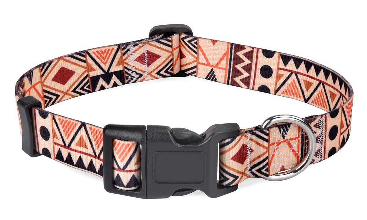 Hqyddmi Dog Collar For Small Dogs, Soft Comfy Pet Collar For Small Medium Large Dogs, Geometry Pattern For Boy Girl Puppy Dogs(B
