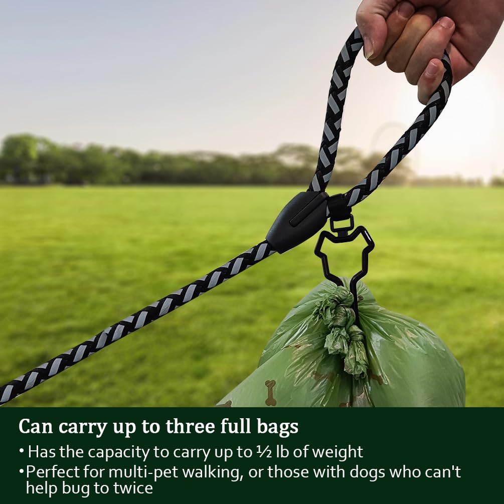 Cat Litter Bags With Handles, Disposal Litter Bags For Pet Poop, Dog Poop Bag Extra-Thick Kitty Cat Waste Bags, Suitable For Cat