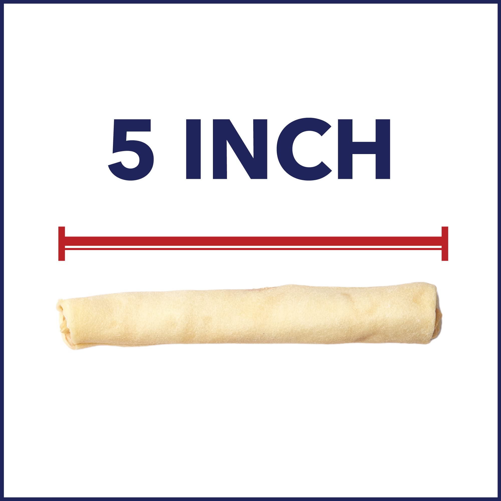 Pet Factory 100% Made in USA Beefhide 5 Chip Rolls Dog Chew Treats - Natural Flavor, 22 Count/1 Pack, 9.20 Ounce (Pack of 1)