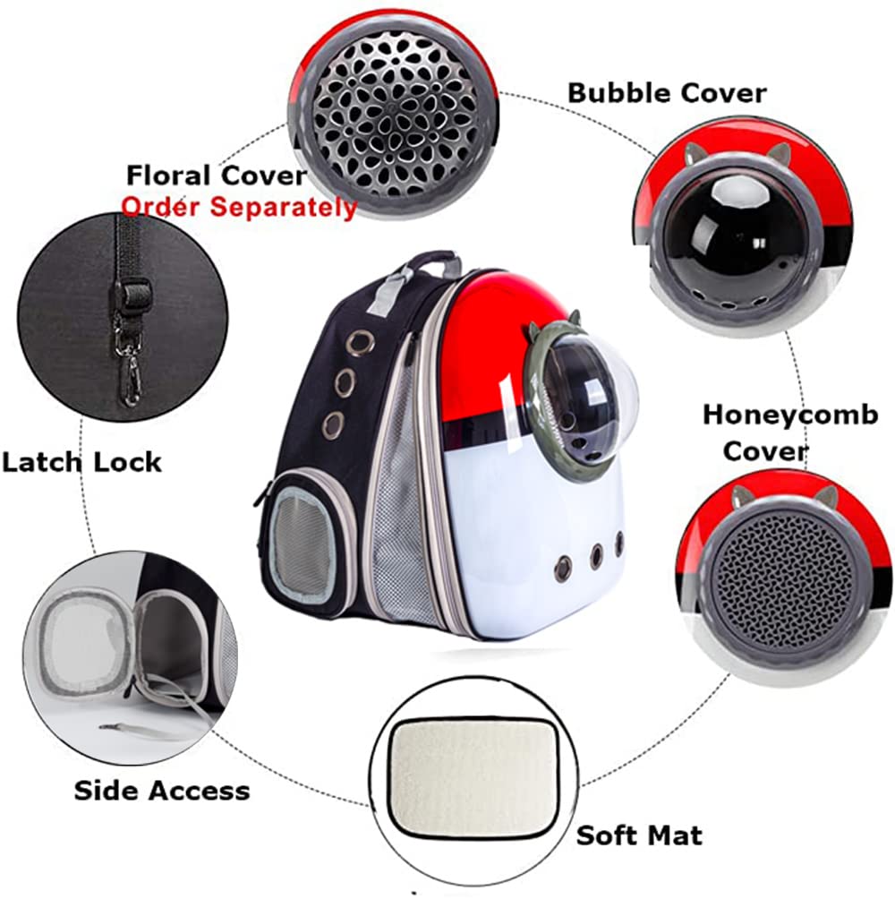 Front Expandable Cat Backpack Carrier, Large Cat Backpack Fits Up To 20 Lbs, Backpack For Cats Kitten Small Puppy, Airline Appro