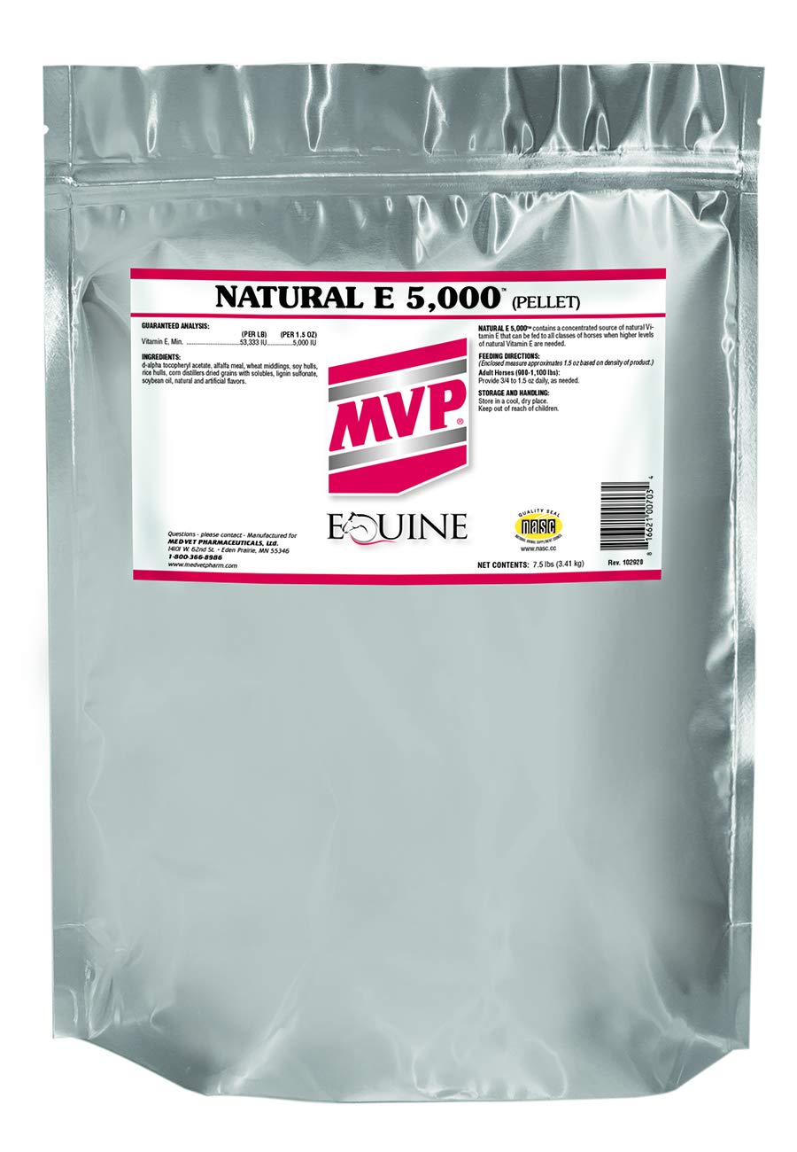 Natural E 5,000 (7.5 lb) Natural Form of Vitamin E for Better Bioavailability for Horses