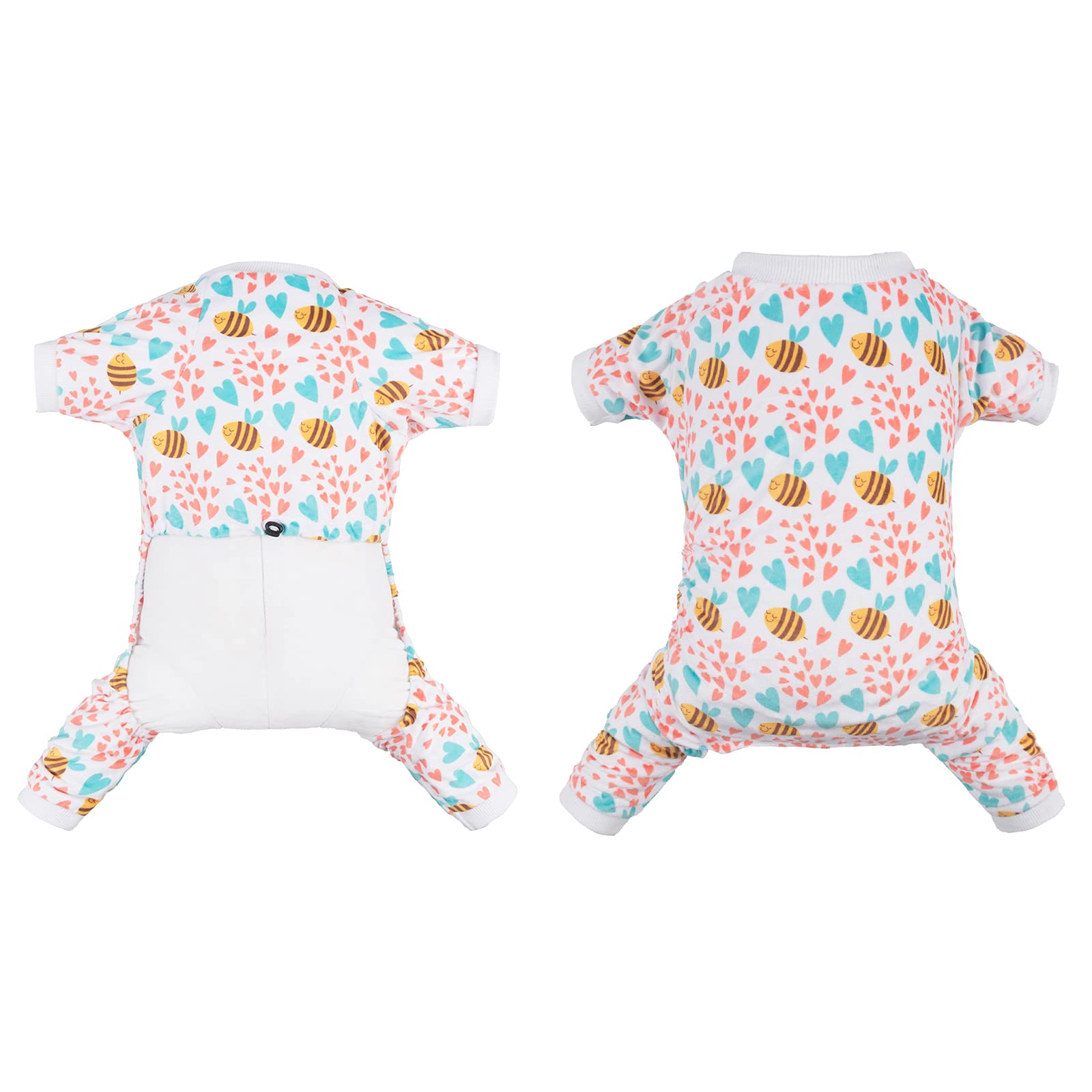 Cutebone Dog Pajamas Clothes P179M Medium