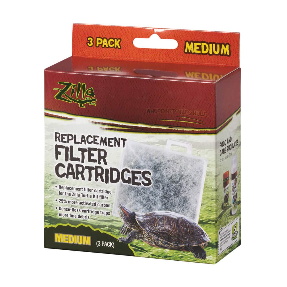 Zilla-Replacement Filter Carridges Medium-3 Pack 09830