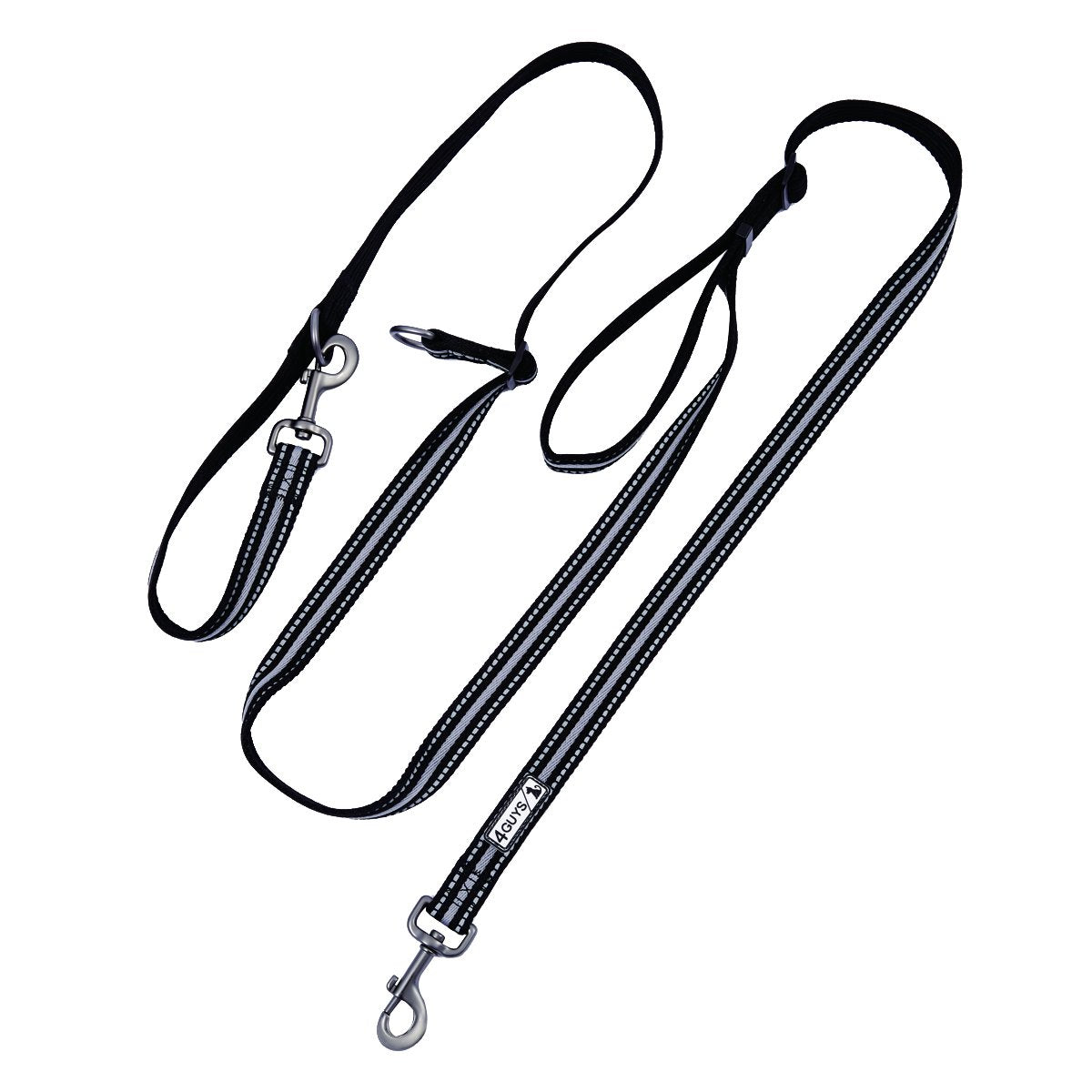 4Guys Total Control, Multi-Function, Hands-Free Dog Leash, Easy Control For Large And Medium Dogs, No Pull Harness Hiking Walkin