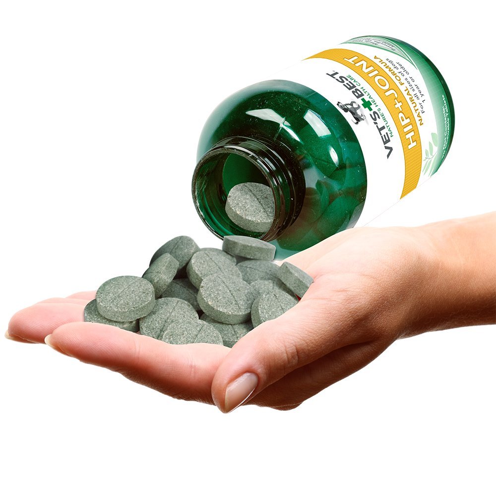 Vets Best Hip & Joint Dog Supplements, 90 Chewable Tablets