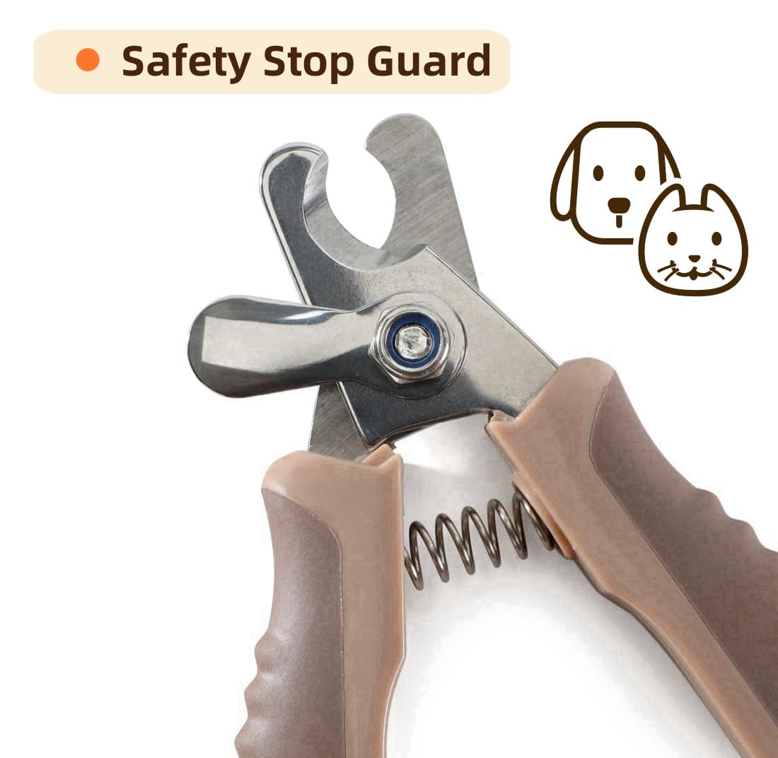 Vimfashi Large Dog Nail Clippers Pet Nail Trimmers For Cats Rabbits Dog Grooming Clippers With Safety Guard To Avoid Over Cuttin
