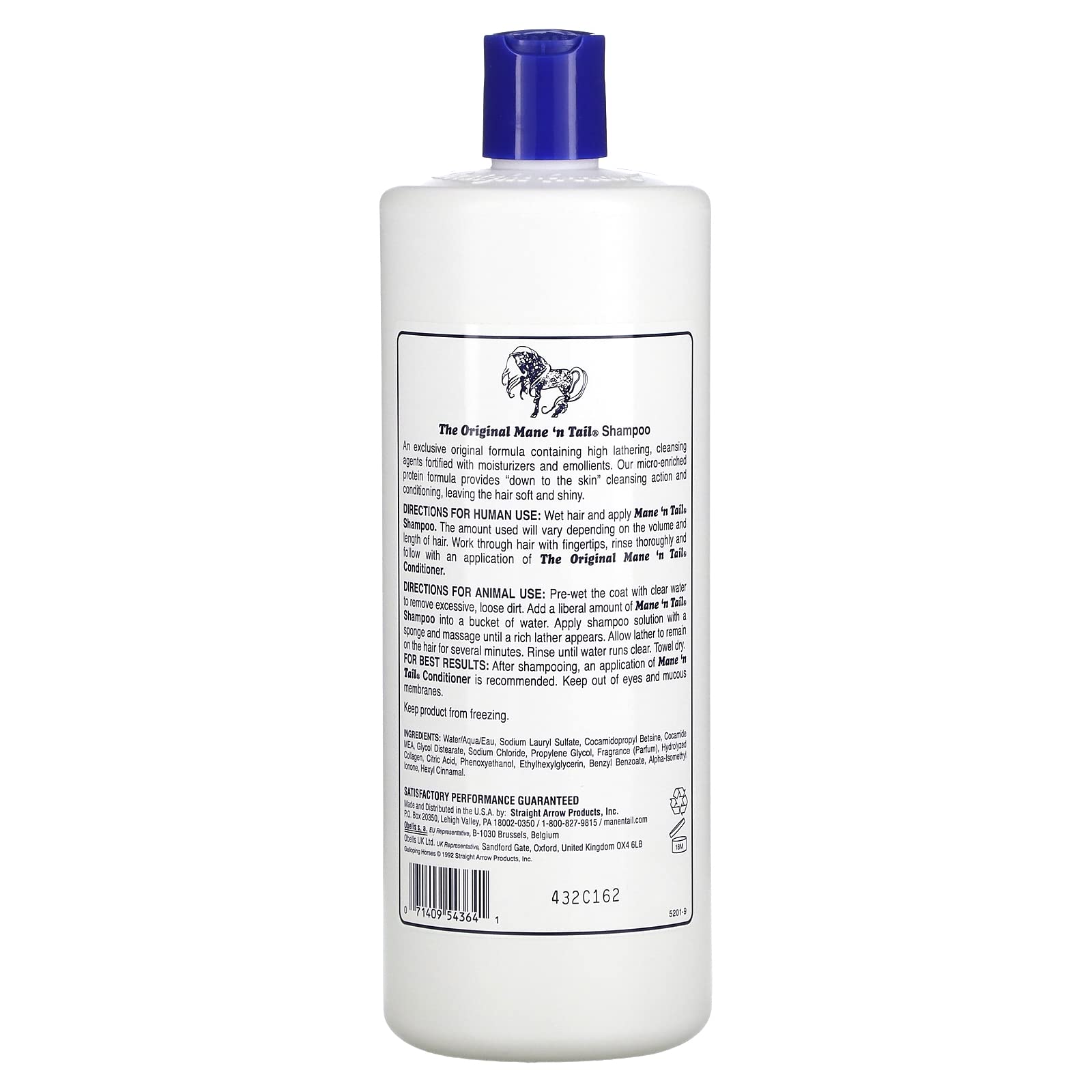 Mane N Tail Shampoo For Horses, 32 Fl Oz (Pack Of 2)