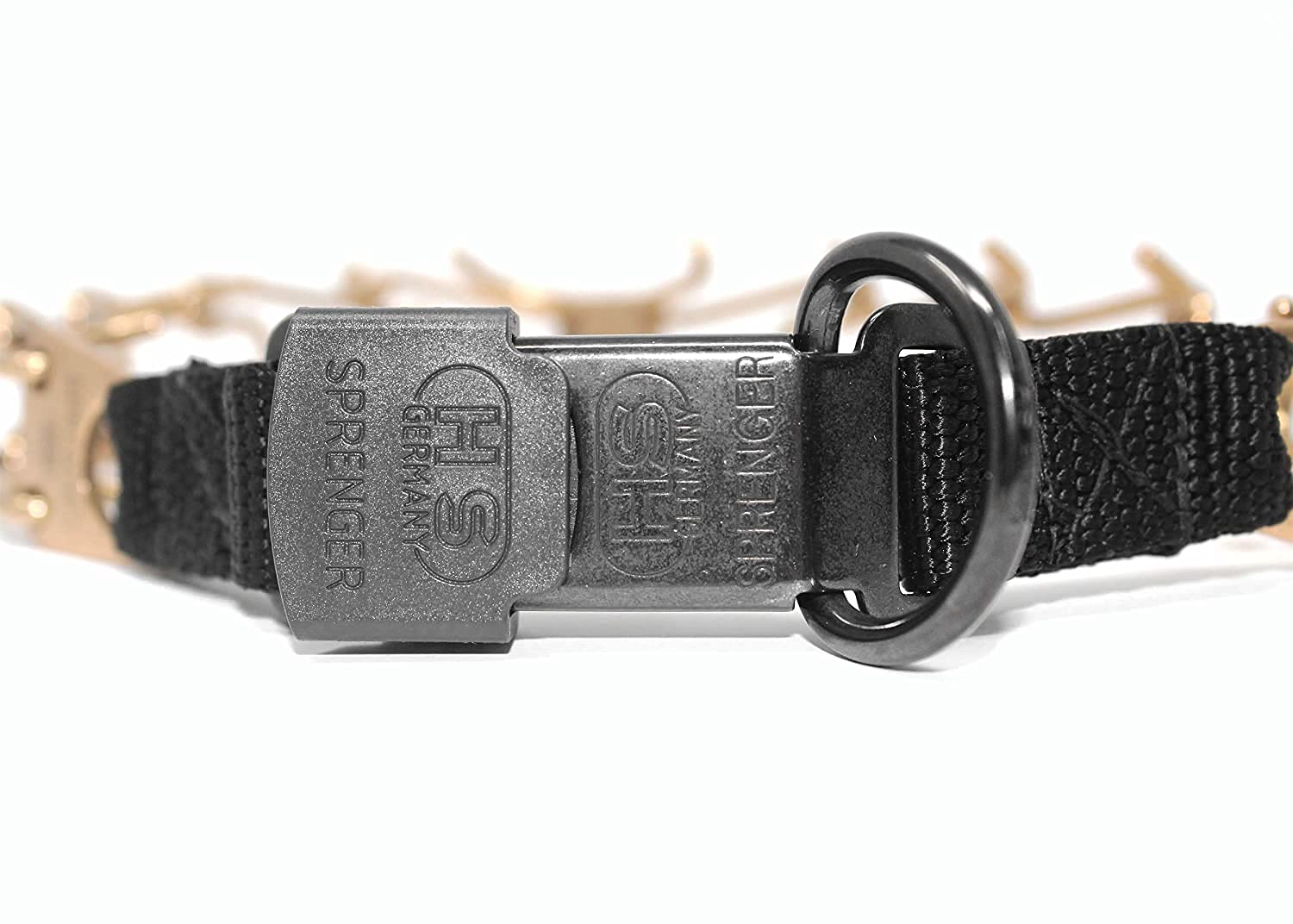 Herm Sprenger Curogan Collar Dog Training Collar With Quick Release Buckle Ultra-Plus Pet Rounded Collar Hypoallergenic Nickel Free No-Pull Collar For Dogs Made In Germany 2.25Mm X 16In Small