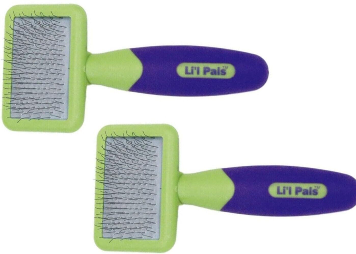 Lilpals Soft Slicker Brush For Removing Mats, Tangles, And Loose Hair From Your Pets