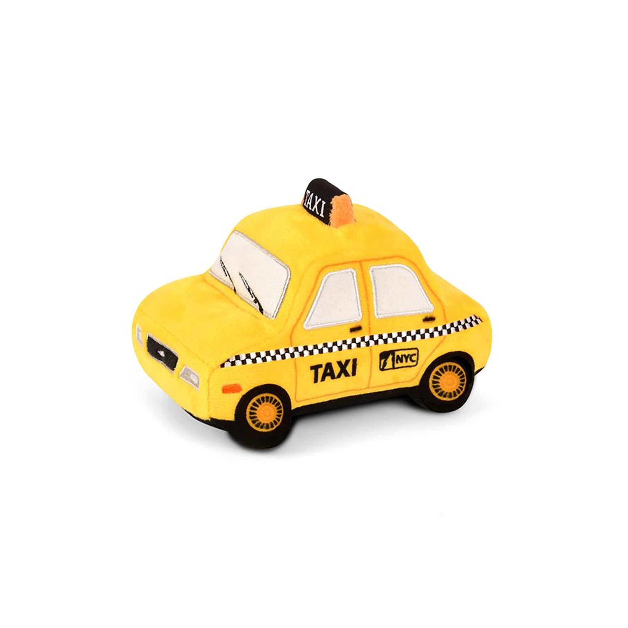 P.L.A.Y. Cute Plush Dog Toys - Canine Commute, Travel Themed Durable Squeaker Chew Toy, Great for Puppies & Small, Medium, Large