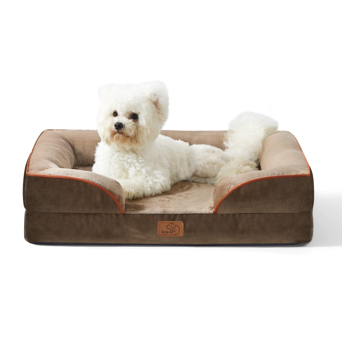 Bedsure Orthopedic Dog Bed For Medium Dogs - Waterproof Dog Sofa Beds Medium, Supportive Foam Pet Couch Bed With Removable Washa