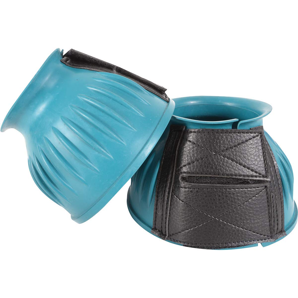 Cashel Company Rubber Horse Bell Boots Teal M