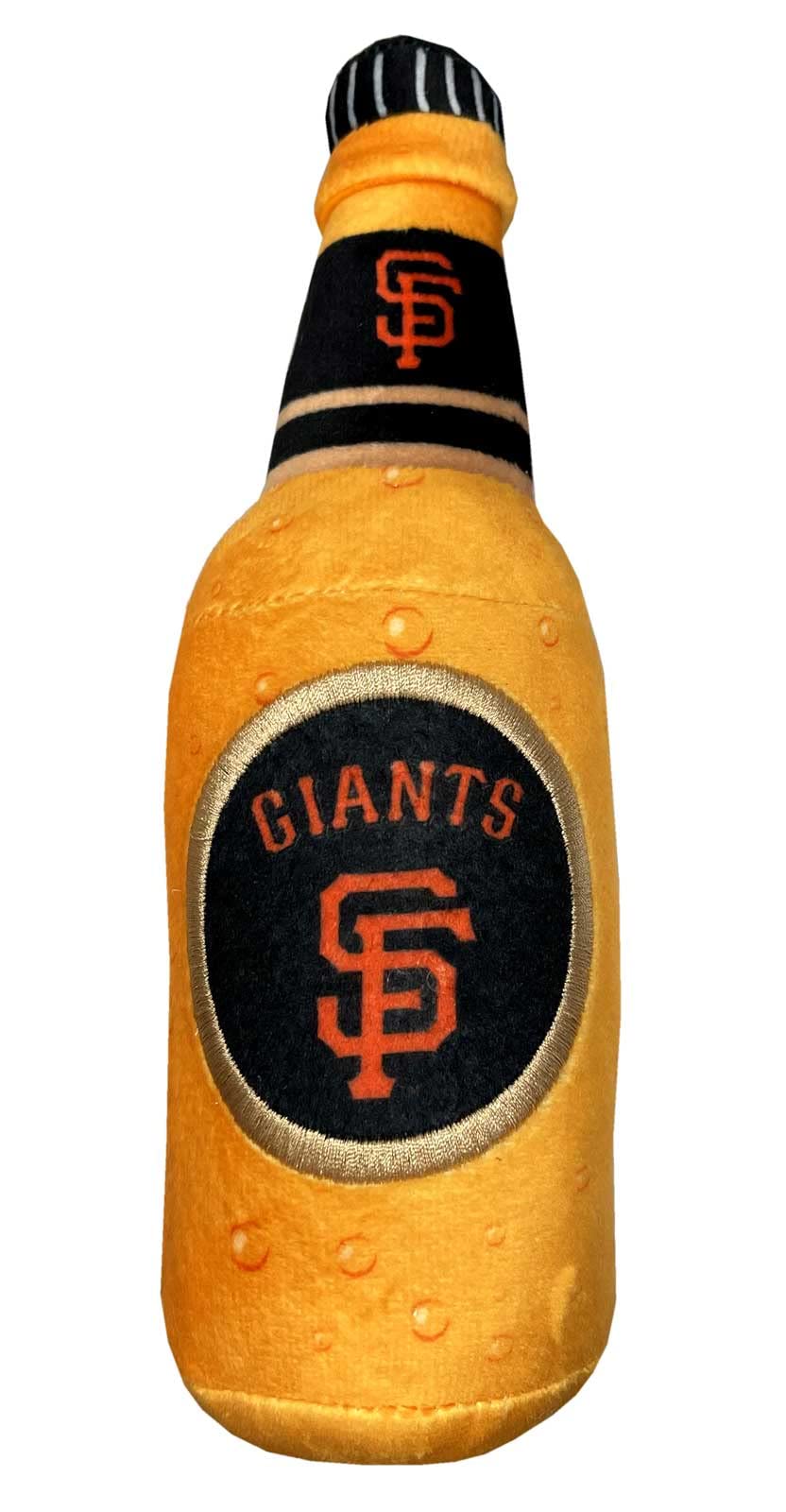 Pets First Mlb San Francisco Giants Stadium Beer Bottle Plush Dog Toy-Cutest Plush Toy For Dogs & Cats With Inner Squeaker & Pre