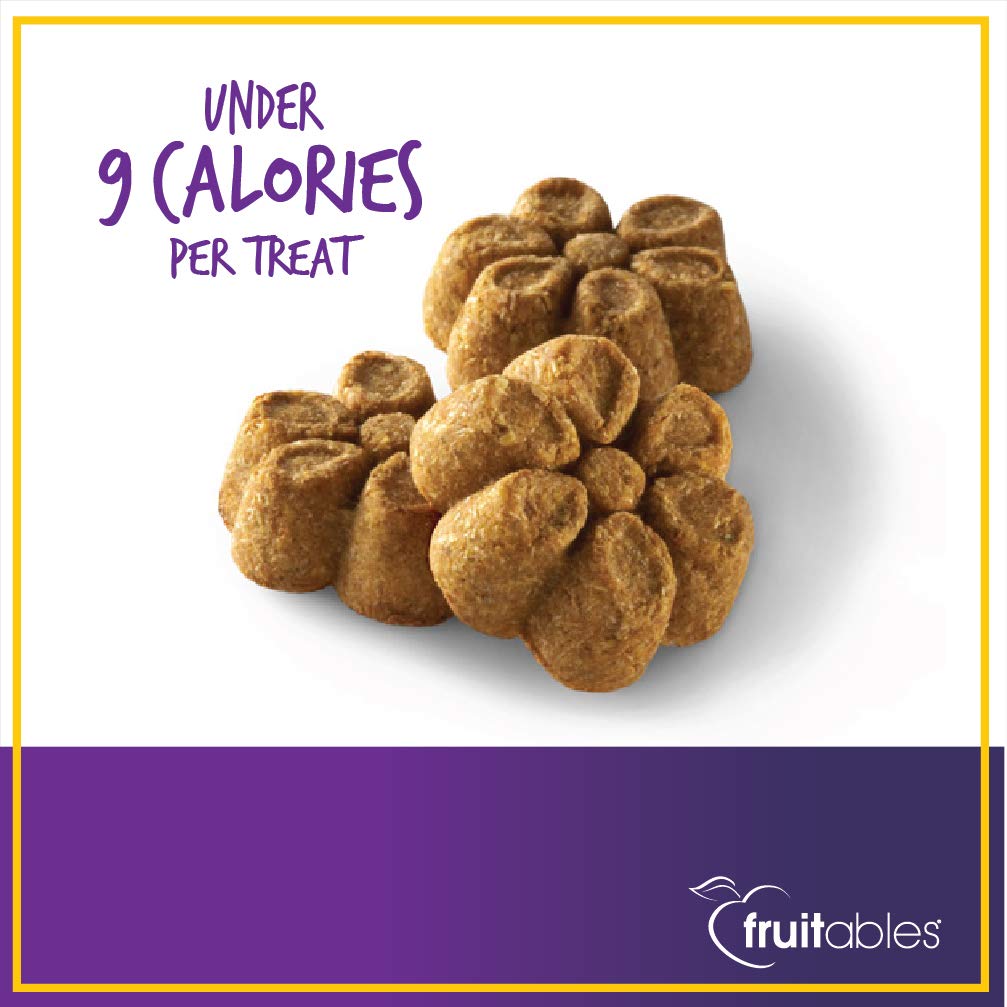 Fruitables Baked Crunchy Pumpkin Dog Treats, 7oz, Variety Pack of 4