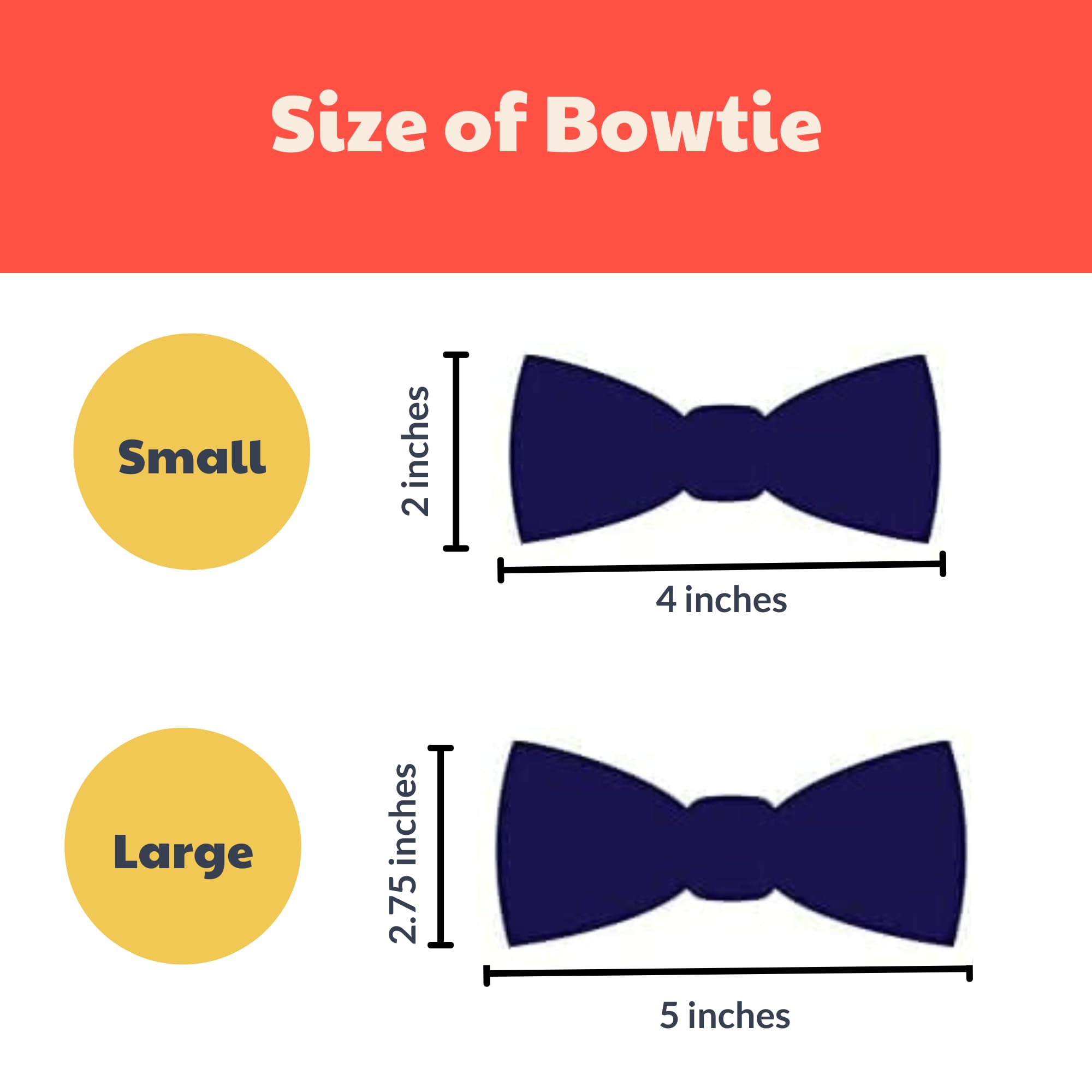 Huxley & Kent Bow Tie For Pets - King & Queen Of Hearts (Large) - Valentine'S Day Bow Tie Collar Attachment - Fun Bow Ties For D