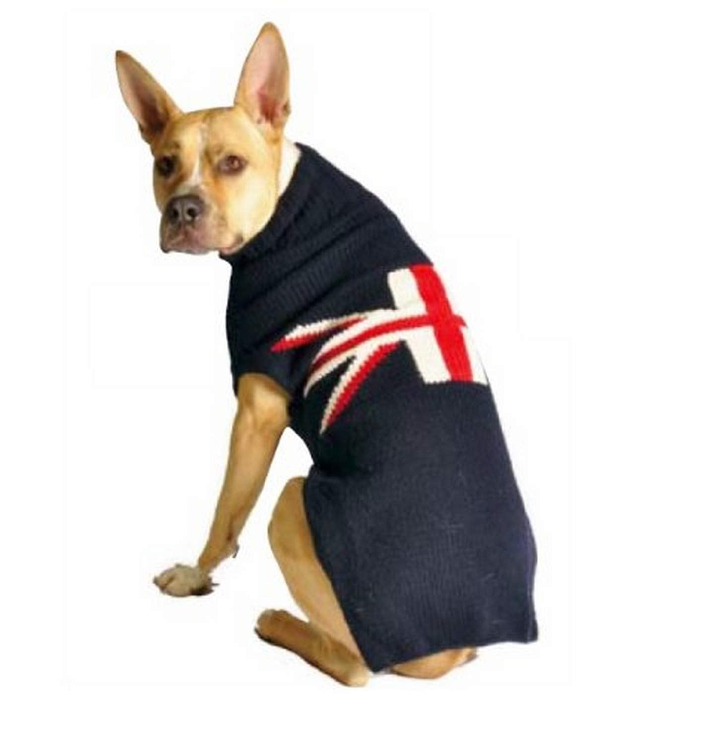 Chilly Dog Union Jack Dog Sweater, XX-Large