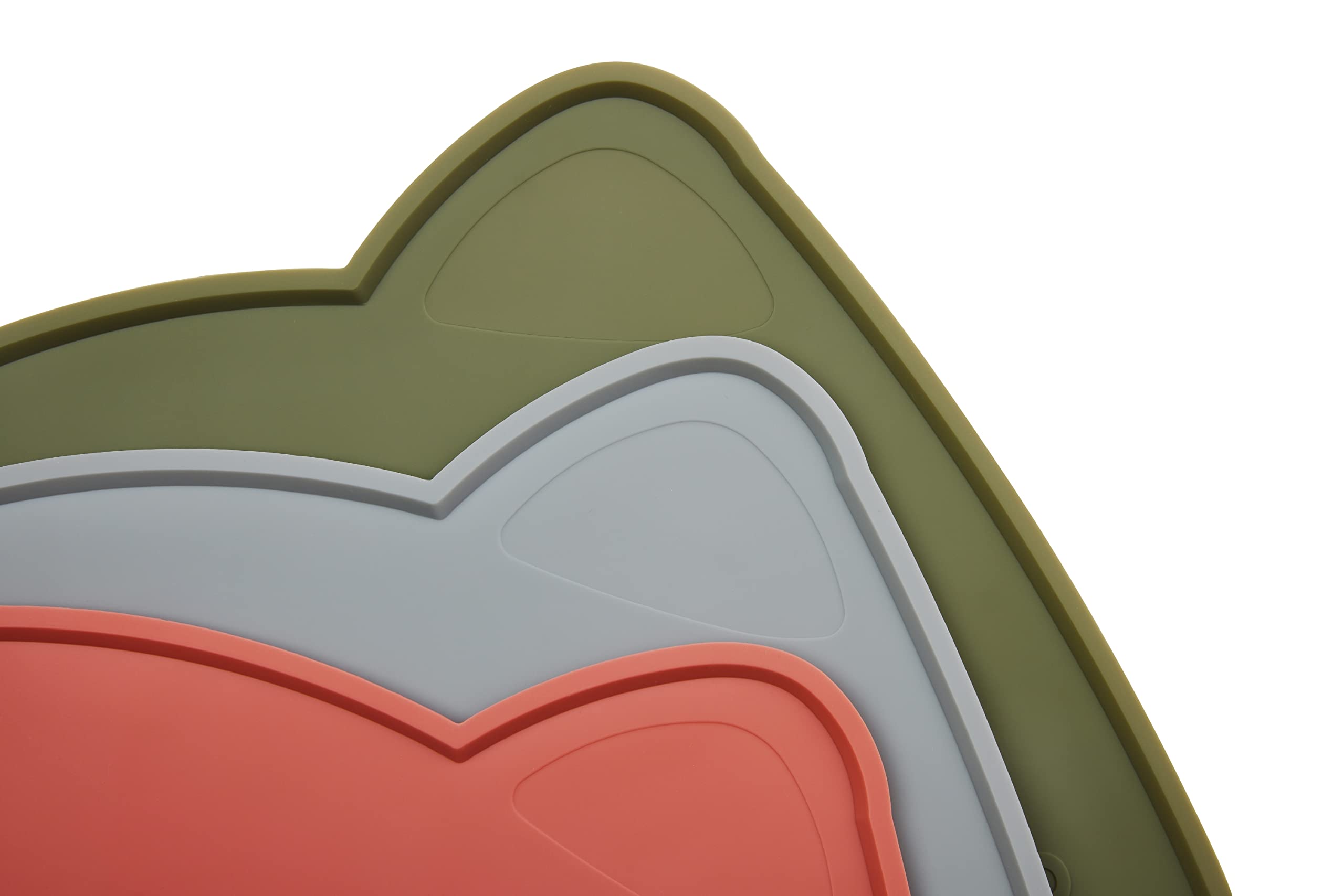 Ohmo - Cat Food Mat, Silicone Pet Feeding Mat For Floor Non-Skid Waterproof Dog Water Bowl Tray, Easy To Clean Pet Placemat