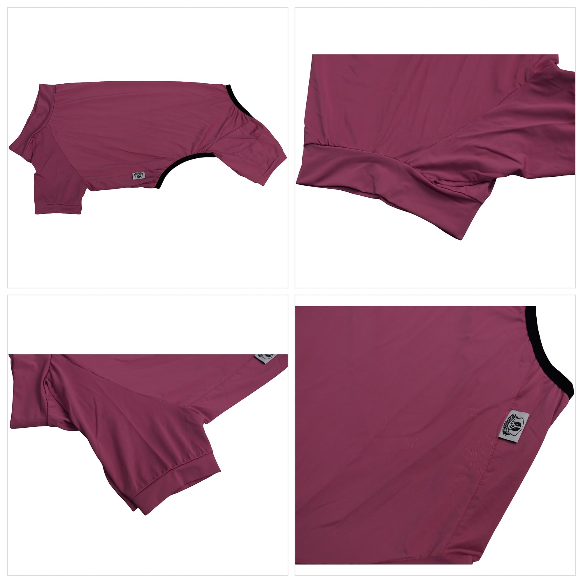 Lovelonglong Dog Jumpsuit With Uv Protection And Quick-Dry Fabric For Spring Summer Pet Pajamas Taro Purple L