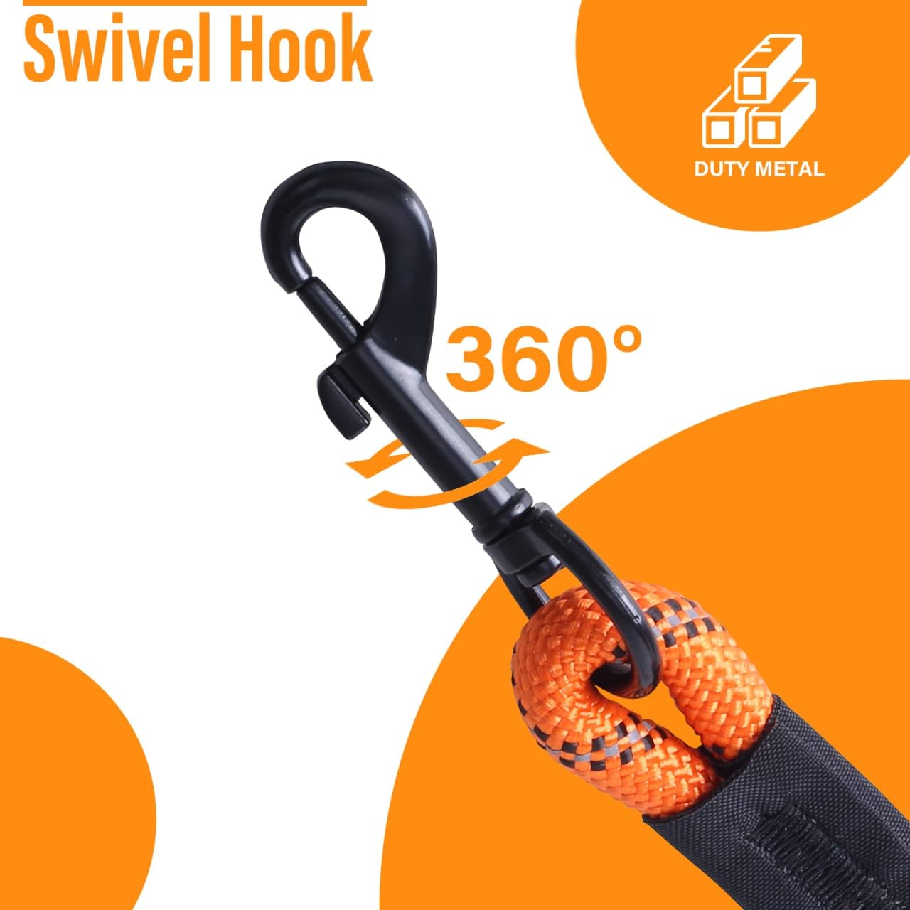 Loutep Long Leash for Dogs 10ft 16ft 30ft 50 Feet 100 Foot Tie Out Check Cord Recall Obedience Rope Lead Extra Longline Long Dog