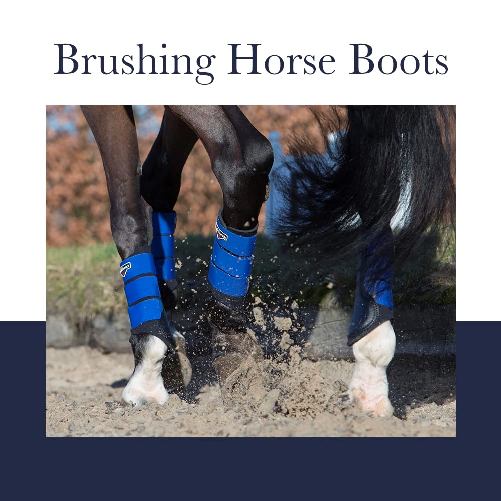 Lemieux Mesh Brushing Horse Boots - Protective Gear And Training Equipment - Equine Boots, Wraps & Accessories (Black - Xlarge)