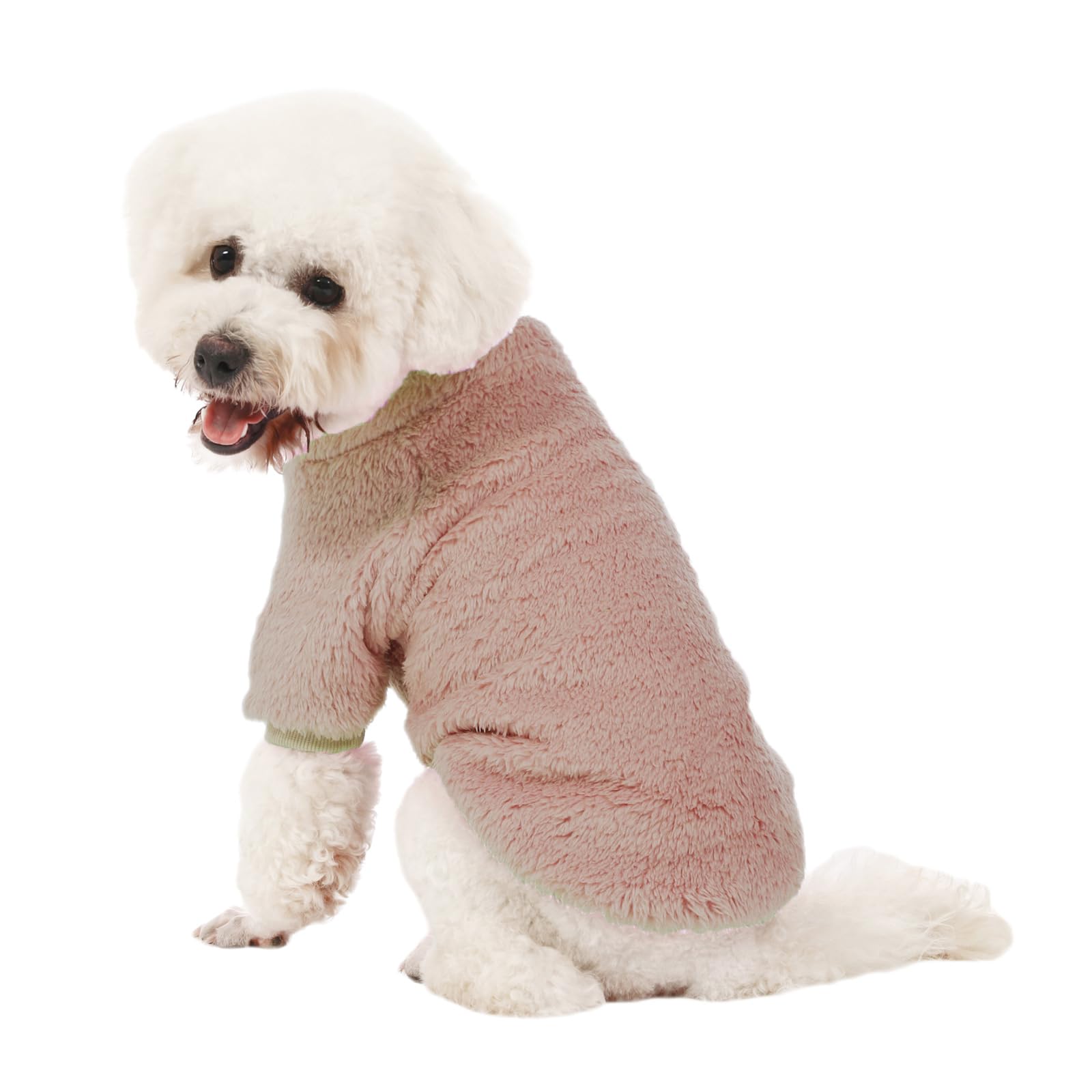 Kyaringtso Dog Sweater, 3 Pack Dog Sweaters For Small Dogs, Dog Clothes For Small Dogs Girl Boy, Ultra Soft And Warm Puppy Sweater Dog Coat For Winter Christmas (Xx-Small, Blue+Lt Coffee+Dark Grey)