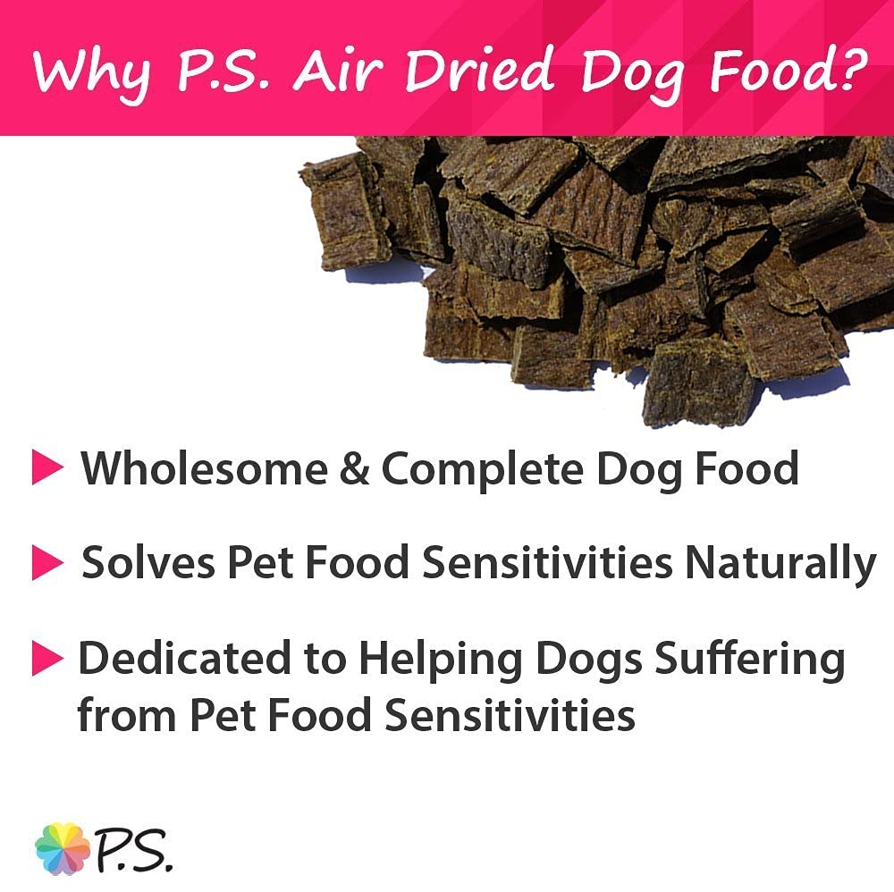Ps for Dogs 100% Hypoallergenic Dog Food - No More Paw Licking & Skin Scratching - Solves Allergies Naturally - No More Harmful