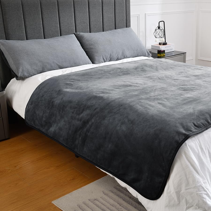 Yaning Waterproof Blanket For Bed Couch Sofa, Soft Liquid Pee Proof Pet Blanket For Dog Puppy Cat, Reversible Sherpa Fleece Furn